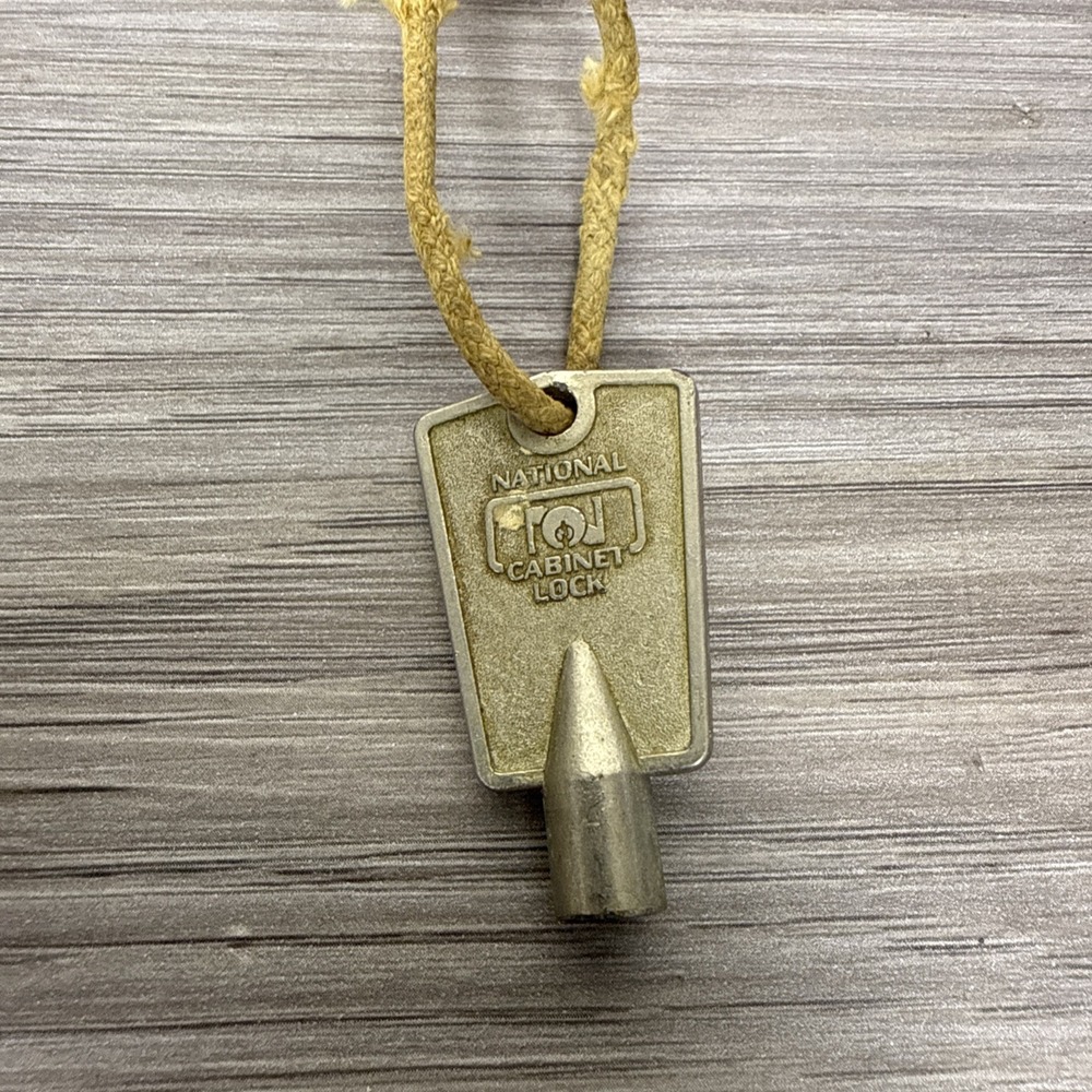 Vintage‎ National Cabinet Lock Freezer Key 4 Point Freezer Types